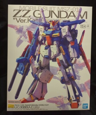 BANDAI SPIRITS MG Mobile Suit Gundam ZZ MSZ-010 double Zeta Gundam Ver.Ka+