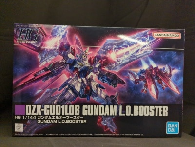 Bandai Spirits HG AFTER COLONY 1/144 Mobile Suit Gundam Wing G-UNIT Gundam LO booster gambar 1