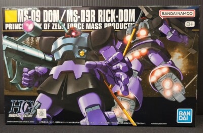BANDAI SPIRITS HGUC 1/144 Mobile Suit Gundam Dom/Rick-Dom/+ notation 059