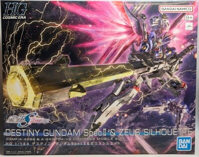 BANDAI SPIRITS HG 1/144 Mobile Suit Gundam SEED FREEDOM Destiny Gundam Spec II and Zeus Silhouette 258