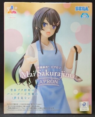 Sega Luminasta Rascal Does Not Dream of Bunny Girl Senpai Mai Sakurajima Apron
