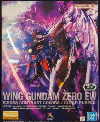 BANDAI SPIRITS MG 1/100 Mobile Suit Wing Gundam Zero EW [CROSS CONTRAST COLORS / CLEAR PURPLE] LIMITED