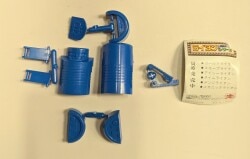 Bandai Gashapon Purah Coin Lightan Blue 图片 1