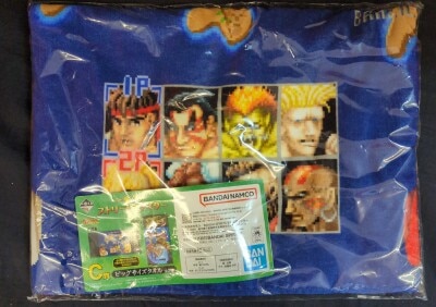 Bandai Spirits Ichiban Kuji Street Fighter C-Prize Character Selection Screen design Large Towel