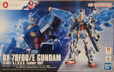 BANDAI SPIRITS 1/144 Scale Osaka Kansai Expo GUNDAM NEXT FUTURE PAVILIO RX-78F00/E Gundam (EX-001 Grass Feather Equipped)