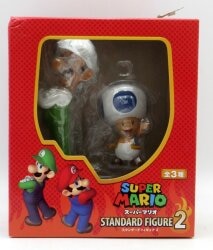 Nihon Auto Toy Standard figure 2 Fire Luigi and Blue Toad Resale Edition