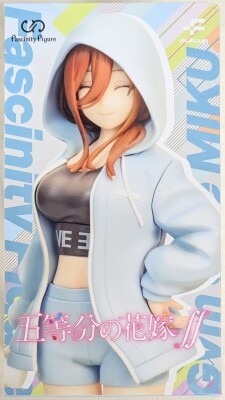 Fukuya fascinity figure Miku Nakano Gym Date (eyes closed version) eyes closed