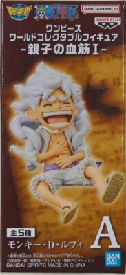 Bandai Spirits World Collectable Figure and Child Bloodline I Monkey D Luffy A