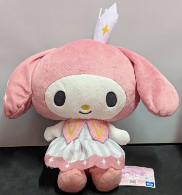 FuRyu My Melody Kuromi Antique Queen Big Plush Stuffed Toy My Melody