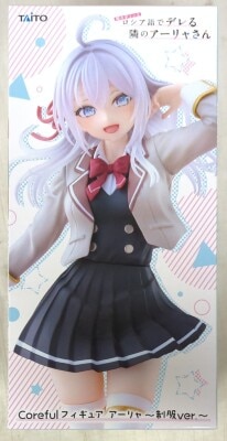 Taito Coreful Figure: Arya-san, the girl next door who sometimes whispers in Russian, Arya School Uniform Ver.