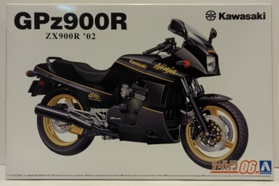 Aoshima 1/12 Scale The Bike Kawasaki ZX900R GPz900R Ninja `02 06