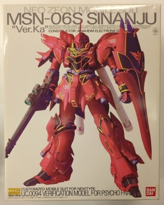Bandai MG 1/100 Mobile Suit Gundam Unicorn Sinanju/Ver.Ka Bild 1