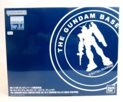 Bandai Spirits MG / 1/100/ Gundam Base Limited Bandai Namco version RX-78-2 Gundam Ver.3.0 Gold coating 15+ notation image 1