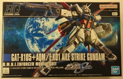 Bandai Spirits HG COSMIC ERA 1/144 Bandai Namco Aile Strike Gundam/8+ notation 171 图片 1
