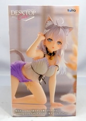 Taito Desktop Cute Figure Arya Cat Ear Roomwear Ver. gambar 1