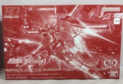 Bandai Spirits HG 1/144 Mobile Suit Gundam Seed DESTINY Infinite Justice Gundam Type-2 Clear Color LIMITED