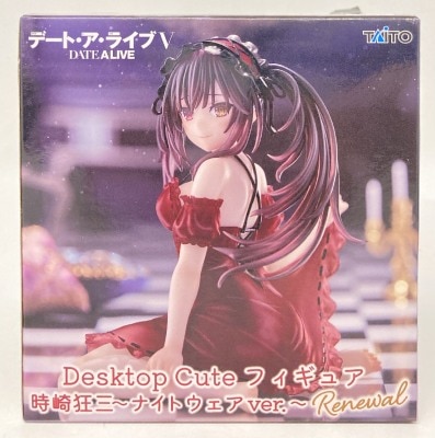 Taito Desktop Cute Figure Date A Live V Kurumi Tokisaki Nightwear Ver. Renewal รูปภาพ 1