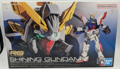 BANDAI SPRITS RG 1/144 Mobile Fighter G Gundam Shining Gundam 42 gambar 1