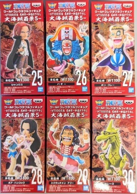 Bandai Spirits World Collectable Figure-WT100 Commemoration Eiichiro Oda Drawing Down Great Pirate One Hundred Views Great Pirate One Hundred Views 5 Complete 6 Type Set