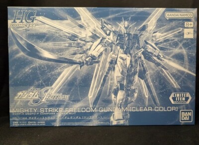 Bandai Spirits HG 1/144 Mobile Suit Gundam Seed FREEDOM Mighty Strike Freedom Gundam Clear Color Ver.