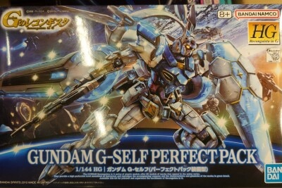 Bandai Spirits HG 1/144 Bandai Namco Gundam G-Self Perfect Pack Equipped Type / 8+ Notation 17