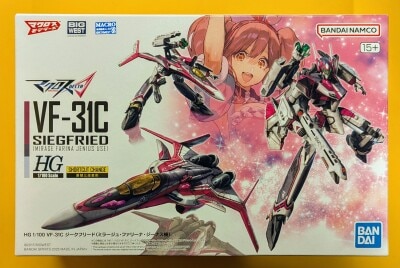 Bandai HG VF-31C Siegfried (Mirage Farina Jenius machine) 9 gambar 1