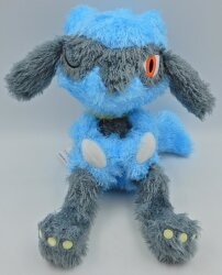 Bandai Spirits Mofugut Relaxing Time Plush Toy Slowpoke Riolu Riolu Bild 1