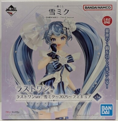 Bandai Spirits Ichiban Kuji Snow Miku ~SNOW MIKU~ Third Season Last One Prize Snow Miku 2025 Last One ver. Figure gambar 1