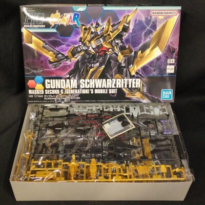 Bandai Spirits HG BUILD FIGHTERS 1/144 Bandai Namco Gundam Schwarzritter 055