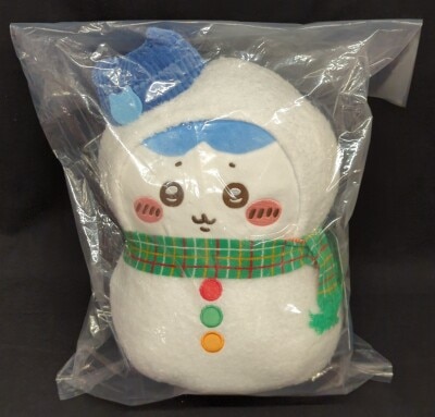 LEGS Any My Lottery Chiikawa I Became a Snowman! B-Prize Hachiware Plush Toy 2