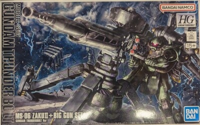 Bandai Namco HG Mass-Produced Zaku + Big Gun (GUNDAM THUNDERBOLT Ver.) 1/144