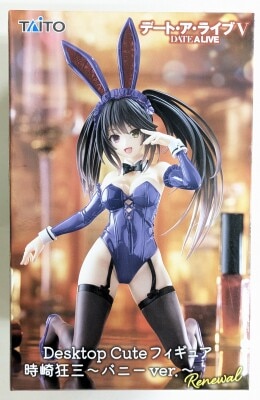 Taito Desktop Cute Figure Date A Live V Kurumi Tokisaki Bunny Ver. Renewal