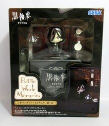 Sega Petite World Memories Mini Figure Black Butler (Kuroshitsuji)- Boarding School Arc - Sebastian Michaelis image 1