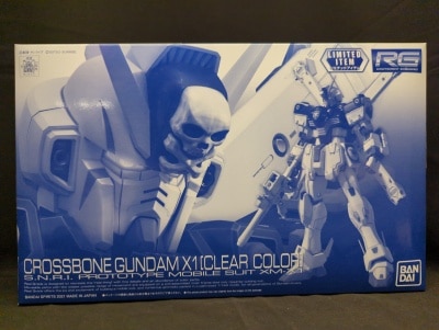 Bandai Spirits RG 1/144 Mobile Suit Crossbone Gundam Crossbone Gundam X-1 Clear Color LIMITED