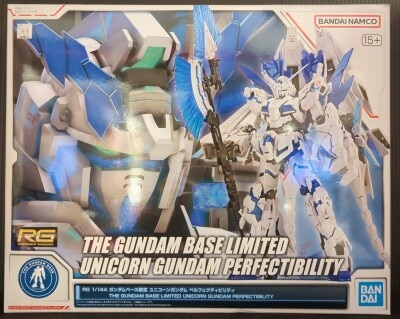 BANDAI SPIRITS RG 1/144 Gundam Base Limited Bandai Namco Unicorn Gundam Perfectibility