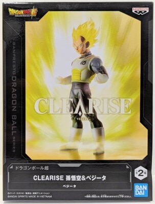 Bandai Spirits CLEARISE Son Goku& Vegeta Super Saiyan Vegeta