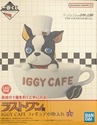 Bandai Spirits Ichiban Kuji JoJo's Bizarre Adventure Bizarre Adventure THE★JOJO WORLD Last One Prize IGGY CAFE Figure Accessory Case