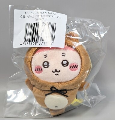 Gray Parker Service Chiikawa Lottery Tanukidamon Lottery C-Prize Used Bookstore Absolutely Tanuki Mascot Bild 1