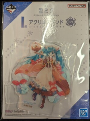 Bandai Spirits Ichiban Kuji Snow Miku SNOW MIKU Second Season I-Prize Snow Miku/2024 Acrylic Stand Bild 1
