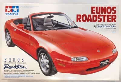 Tamiya 1/24 Sports Car series No.85 Display Model Eunos Roadster 24085 gambar 1