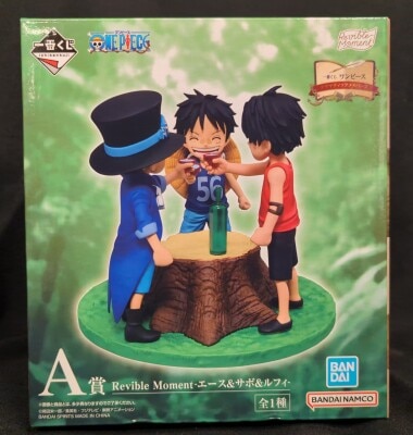 Bandai Spirits Ichiban Kuji One Piece Dramatic Memories A-Prize Ace & Sabo & Luffy Revible Moment