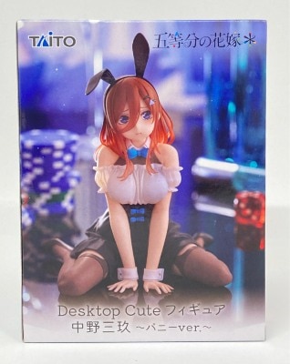 Taito Desktop Cute Figure The Quintessential Quintuplets * Nakano Miku Bunny Ver. 이미지 1