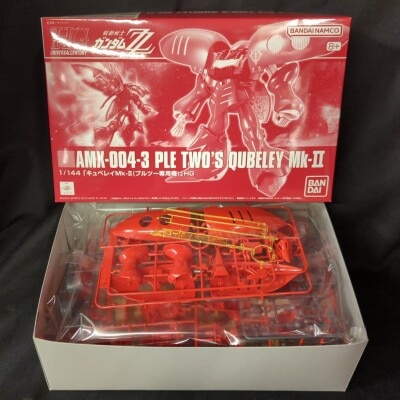 Bandai Spirits HGUC 1/144 Bandai Namco Qubeley Mk-II Ple (Puru) Two Custom Model (8+)