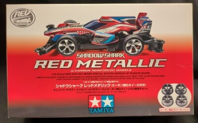 Tamiya Mini 4WD REV Special Edition Shadow Shark Red metallic (with Carbon Fiber Wheels) / AR chassis 95290 圖片 1