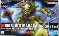 Bandai Spirits HGUC 1/144 Bandai Namco Marasai(Unicorn Ver.) 8+ Notation 138 image 1