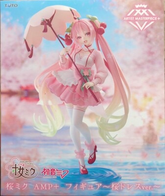 Taito AMP+ Figure Hatsune Miku Sakura Miku Sakura Dress Ver.