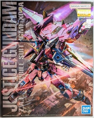 BANDAI SPIRITS MG 1/100 Bandai Namco version Justice Gundam 15+