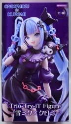 フリュー Trio-Try-iT Figure SNOWMIKU×KUROMI 雪ミク×クロミ image 1
