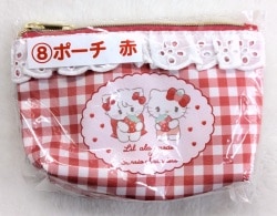 Sanrio Lil ala mode x Sanrio Characters Atari Kuji 2026 January 8. Pouch Red