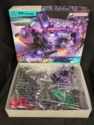 Bandai Spirits HG 1/144 Mobile Suit Gundam GQuuuuuuX Rick Dom Custom/Ortega Custom (GQ) 9 Bild 1